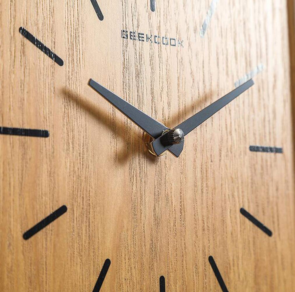 SHISEDECO Modern Cucu Wall Clock with Pendulum and Striking Small Cute Bird, Natural Cuckoo Call, Simple Fashion Wood Creative Unique Home Decoration for Living Room, Kitchen, Office (White) SHISEDECO