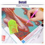 uuxsretaio Family Diamond Painting Kits for Adults, 5D Diamond Art Kits for Beginner, Easy Abstract Diamond Painting for Adults, DIY Full Round Drill Paint with Diamonds for Home Wall Decor 14X14 Inch uuxsretaio