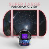 YESWELDER Large Viewing True Color Solar Powered Auto Darkening Welding Helmet with SIDE VIEW, 4 Arc Sensor Wide Shade 4/5-9/9-13 Welder Mask for TIG MIG ARC Grinding Plasma LYG-Q800D-CP YESWELDER