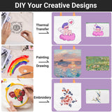 Segarty Sublimation Tote Bag, 30 pack Large White Reusable Women Grocery Bag Blank DIY Heat Transfer Canvas Bag Cosmetic Makeup Bags with Zipper bulk for Decorating Crafting Gift Travel 12oz Segarty