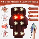 Neioml Triple Motor Large-Wide Lift Chair, Infinite Position, 180° Lay Flat, Power Lift Chairs Recliners for Elderly Big and Tall, Massage & Heat, Extended Footrest, Soft Plush Flannel (Red) Neioml