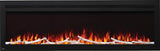 Napoleon Purview 72 inch Wall Mount Electric Fireplace - Black, NEFL72HI Napoleon