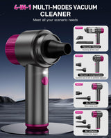 EYYA Handheld Car Vacuum Cleaner Cordless, 15000PA High Power Car Vacuum Cleaner & Air Duster, 4-in-1 Portable Mini Car Vacuum Cleaner with LED Light, Hand Held Vacuum Cleaner for Car Home Office EYYA