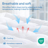 Ultra Soft King Mattress Topper - Cloud-Like Mattress Pad for Back Pain Relief - Breathable Cooling Material for Hot Sleepers Niagara Sleep Solution