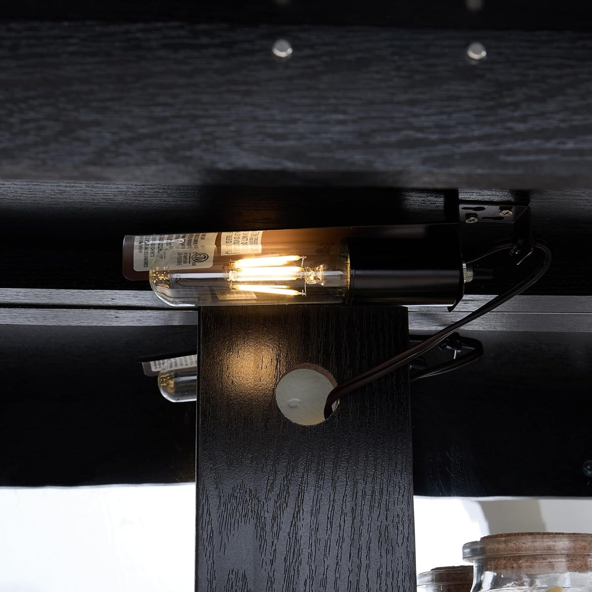 LuxyHoom Lighted Display Curio Cabinet Elegant China Cabinet Featuring 6 Shelves and 69 Inch Height for Premium Home Decor Storage Solutions(Black) LuxyHoom