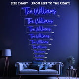 Custom Neon Signs, Personalized Large Led Neon Lights Sign,Neon Sign Customizable for Wall Decor Wedding Birthday Party Bedroom Bar Shop Name Logo Lights (Optional 18" to 60") OPBYWE