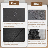 Gun Safe Cover Waterproof Heavy Duty 600D Oxford Gun Cabinet Cover, Dustproof Protective Cover for Large Rifle Safe, Indoor Outdoor Waterproof Gun Safe Protective cover (31''L x 26''W x 60''H) Lametta