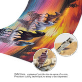 xigua Running Horse Jigsaw Puzzles for Adults 1000 Piece, Puzzles for Adults 1000 Piece Challenging Kids Teens Family Puzzle Game xigua