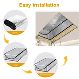 Attic Stairway Insulation Cover - Premium Energy Saving Attic Stairs Door Ladder Insulator Pull Down Tent with Zipper 25 in x 54 in x 11In (Attic Cover) DGSL