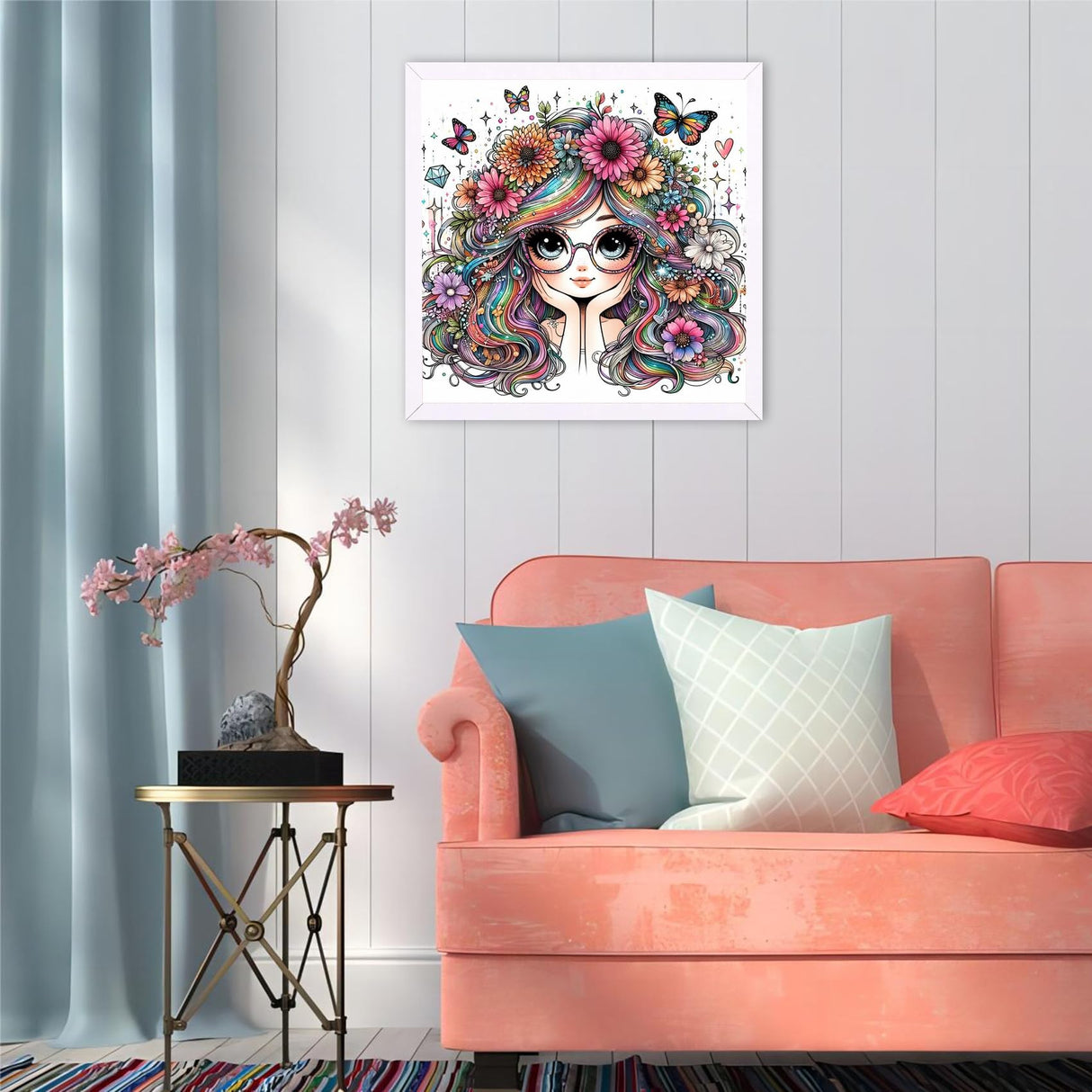 cewlonp Diamond Painting Kits for Adults-Cartoon Diamond Art Kits for Adults,5D DIY Gem Art for Home Wall Decor(14x14inch) cewlonp