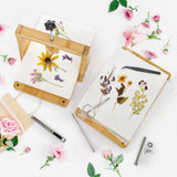 Pumtus Large Flower Press Kit, 6 Layers 11" x 7" Leaf Plant Preservation Kits, Even Pressure DIY Bamboo Floral Pressing Kit, Easy Pressed Arts and Craft Tool for Wedding Flower Preserve, DIY Lovers Pumtus