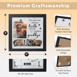 X-partner Pet Memorial Frame with Collar Holder – Dog and Cat Loss Remembrance Gift – You were My Favorite Hello and Hardest Goodbye – Sympathy Keepsake Frame for Pet Lovers X-partner