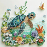 ZQEATRY Sea Turtle Animal Special Shape Diamond Art Kits for Adults,5D Diamond Painting Kits for Beginner,DIY Diamond Crystal Rhinestones Painting Kits for Home Wall Decor Gift 11.8 X 11.8inch ZQEATRY