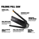 ToughBuilt Folding Pull Saw - (TB-H4-21-2X) ToughBuilt
