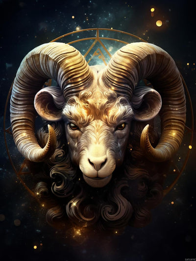 EATUKYIC DIY 5D Diamond Art Painting Kits for Adults Zodiac Capricorn Easy for Beginner Round Full Drill Pait by Diamond Art Cross Stitch Mosaic Gems Craft for Home Decoration Gift 30x40cm