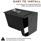 Center Console Gun Safe Vault - TuoJue Console Safe Lock Box Compatible with 2022-2025 Toyota Tundra and 2023-2025 Toyota Sequoia Console Organizer Locking Vault with Superior Fingerprint Lock TUOJUE