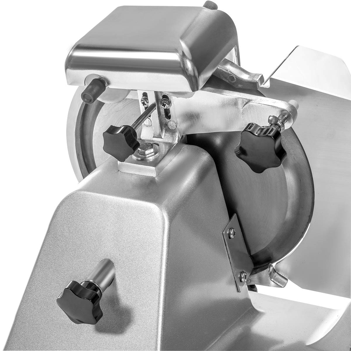 Barton Commercial Meat Slicer w/10" Blade Semi-Auto Stainless Steel Electric Food Cutter Machine Home Cheese Bread Deli Vegetable Potato Barton