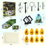 Bigger Amber Dig Kit - 8 Different Artificial Insect Resin,Excavate Unique Insect Specimens,Bugs Toys Educational Science Kits Toys for Kids,STEM Projects Gift for Girls & Boys Age 6-8-12-14 Year Old Cameparck