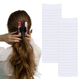 40 Pack Hair Claw Clips Cover Sublimation Blanks for Square Claw Clips Sublimation Hair Claw Clips Cover Blanks Including Strong Double-sided Adhesive Pu Leather Sublimation Blanks for Rectangle Clips Guiqulai