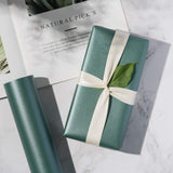 RUSPEPA Christmas Green Gift Wrapping Paper - Solid Color Pearly Shiny Paper Perfect for Wedding, Birthday, Christmas, Baby Shower, Easter, Lucky St Patrick - 17 Inches X 32.8 Feet RUSPEPA