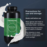 Uniformation PLA Plant-Based Resin Biodegradable UV Curing Resin 405nm for LCD 3D Printer, Low Odor,High Precision (ABS White, 1000g) Uniformation