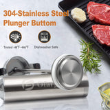 Ofargo Meat Injector, Meat Injectors for Smoking with 3 Marinade Food Injector Syringe Needles, Injector Marinades for Meats, Turkey, Brisket; 2-oz Capacity Ofargo