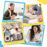 Large Capacity Pencil Case Pencil Pouch Pen Bag with 3 Compartment Stationery Organizer with Zipper, School Supplies Organizer for Teen Adults (Grey) Daisiki