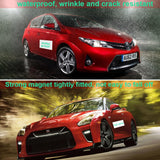 4 Pack Size 9” x12” Blank Car Magnet, Magnetic Signs for Vehicles with 50 Mils, White Magnetic Sheets for Car to DIY Advertise Business and Cover Company Logo, Personalized Vehicle Magnets BFhongly