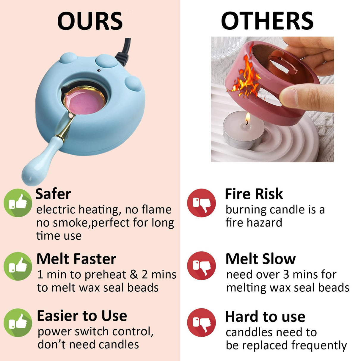 Andotopee Wax Seal Kit With 24 Colors Envelope Stamp Seals Beads 600pcs, Tree of Life Sealing Stamp, Electric Wax Seal Warmer Set, Silicone Mold, Metallic Pen, 120 Removable Sticky Dots, Spoon Cleaner Andotopee