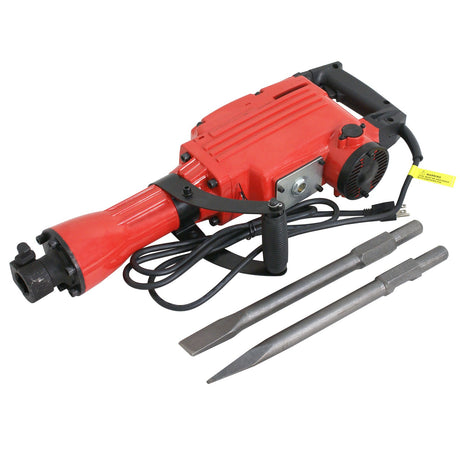 ZENY 2200W Heavy Duty Electric Demolition Jack Hammer Concrete Breaker Drills w/Case, Gloves 2 Chisel 2 Punch Bit Set ZENY