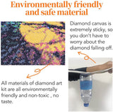WHYCJXWL Diamond Art Kits for Adults and Kids, Full Drill Round Rhinestone Diamonds, Super Hero Diamond Art (12X16 Inch) WHYCJXWL