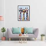 EOBROMD Diamond Art Painting Kits for Adults Giraffe Animal, 5D Full Drill Diamond Dots, DIY Diamond Art Painting Kits for Adults Beginners, Diamond Gem Art and Crafts for Home Wall Decor 12x16inch EOBROMD