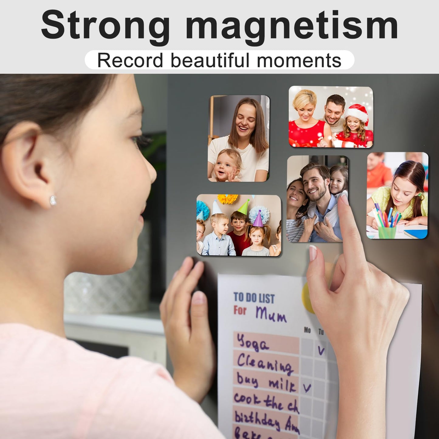 40 Pcs Sublimation Magnets Blank 3.5 x 2.3 Inch Personalized Fridge Refrigerator Magnets Blanks DIY Sublimation Refrigerator Magnet Bulk Soft Magnetic for Kitchen Decorative Fridge Magnets Blank Set