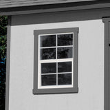 Handy Home Products Beachwood 8x12 Do-it-Yourself Wooden Storage Shed Tan Handy Home Products