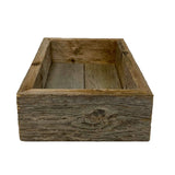 BarnwoodUSA Reclaimed Wood Bathroom Décor Box | Rustic | Toilet Paper Holder | Decorative Storage Box | Succulent Planter | Rustic | Kitchen | Table | Natural Weathered Gray | 15 1/2-inch Wide BarnwoodUSA LLC