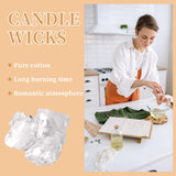 2.2 Lb Gel Wax for Candle Making Set, DIY Clear Gel Candle Wax, Handmade Jelly Wax Melts for Candle Making with 50pcs Wicks and 60pcs Candle Wick Stickers Vehipa