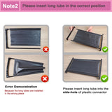 Autonomier 3 Tier Small Shoe Rack, Narrow Stackable Kids Toddler Adult Shoe Storage Organizer Shelf for Closet Floor Front Door Entrance Entryway, Free Standing Shoe Rack Organization Shelves Autonomier