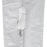 VEVOR Carport Replacement Canopy Top Cover + Sidewall 10 x 20 ft, Garage Tent Shelter Tarp Heavy-Duty Waterproof & UV Protected, Easy Installation with Ball Bungees,White (Frame Not Included) VEVOR