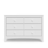 Graco Noah 6 Drawer Double Dresser (White) - GREENGUARD Gold Certified, 6 Drawer Double Dresser for Kids Bedroom or Nursery, Bedroom Furniture Dresser, Universal Design for Nursery and Kids Bedroom Graco