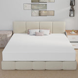 10 Inch King Size Mattress, Gel Memory Foam King Mattress, Pressure Relieving, Cooling Gel Foam, King Mattress in a Box, Certipur-Us Certified, Bed-in-a-Box, King, 80"L x 76"W x 10"Th, White NChanmar