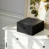 RPNB Gun Safe, Biometric Gun Safe for Handgun,4 Pistols High-Capacity Handgun Safe with Digital Key Pad, Biometric Fingerprint RPNB