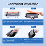 WEAREC Compatible Toner Cartridge Replacement for Brother TN660 TN-660 TN630 High Yield Work with HL-L2300D HL-L2360DW MFC-L2740DW MFC-L2700DWR DCP-L2540DN Printer(Black,4 Pack) WEAREC