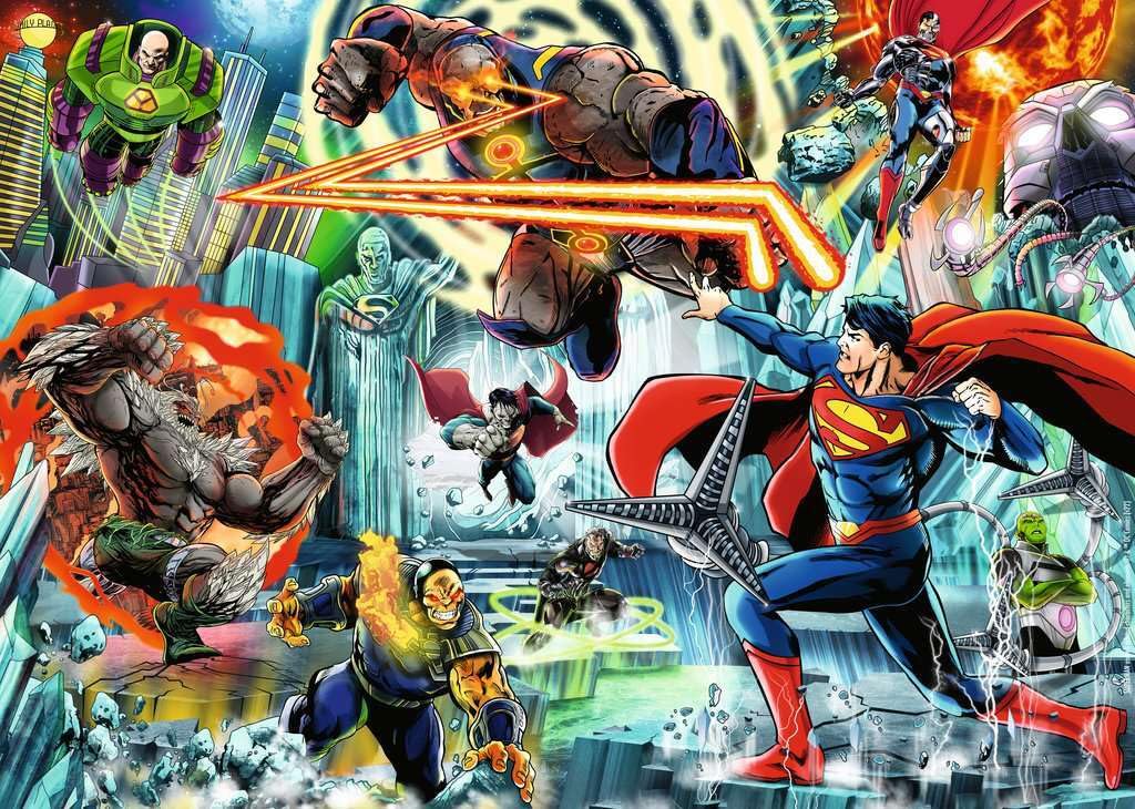 Ravensburger DC Collector's Edition Superman 1000 Piece Jigsaw Puzzle for Adults - 12000245 - Handcrafted Tooling, Made in Germany, Every Piece Fits Together Perfectly Ravensburger