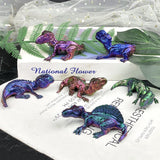 RESINWORLD Set of 6 Pieces 3D Dinosaur Silicone Molds, Dino Baby Resin Mold, Cute Animal Dinosaur Mold for Resin Plaster Clay Casting ResinWorld