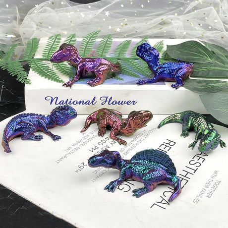 RESINWORLD Set of 6 Pieces 3D Dinosaur Silicone Molds, Dino Baby Resin Mold, Cute Animal Dinosaur Mold for Resin Plaster Clay Casting ResinWorld