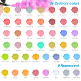 Airbrush Paint - 44 Colors with 4 Thinner Airbrush Paint Set 1fl oz, Leather & Shoe Air Brush Paint Kit Water Based for Artists Beginners Hobbyist rhinowisdom