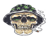 5D Diamond Painting,Diamond Painting Kits for Adults Rastaman Skull in Hat Cannabis Leafs Sunglasses Holds Smoking Joint His Mouth Suitable as Gifts Gem Art Drill Dot, Home Games,Home Wall,12"x16" Puzzle art