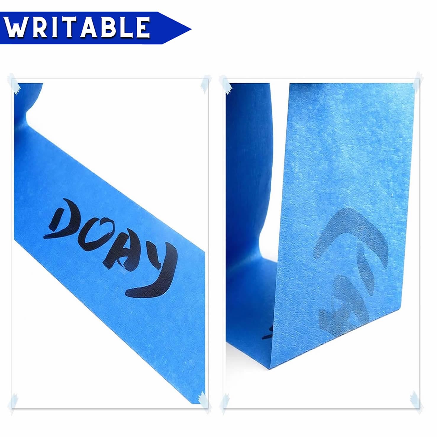 DOAY Blue Painters Tape 4 Inches x 45 Yards - 3D Printing Tape - Multi Surface Use - Single Roll - WoodArtSupply