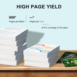 WORTHDO LC401XL High Yield Black Ink Cartridges Compatible for Brother LC401 XL Black Work with Brother MFC-J1010DW MFC-J1012DW MFC-J1170DW Printer (2 Pack) WORTHDO