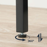 HOOBRO End Table with Charging Station, Bedside Table with 2 Drawer & USB Ports & Power Outlets, Nightstand for Small Spaces, Stable and Sturdy, for Living Room, Bedroom, Rustic Brown BF43UBZ01 HOOBRO